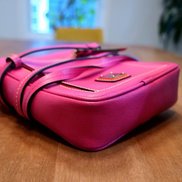 Dooney & Bourke Pink Saffiano Crossbody - NEW - Picture 7 of 8